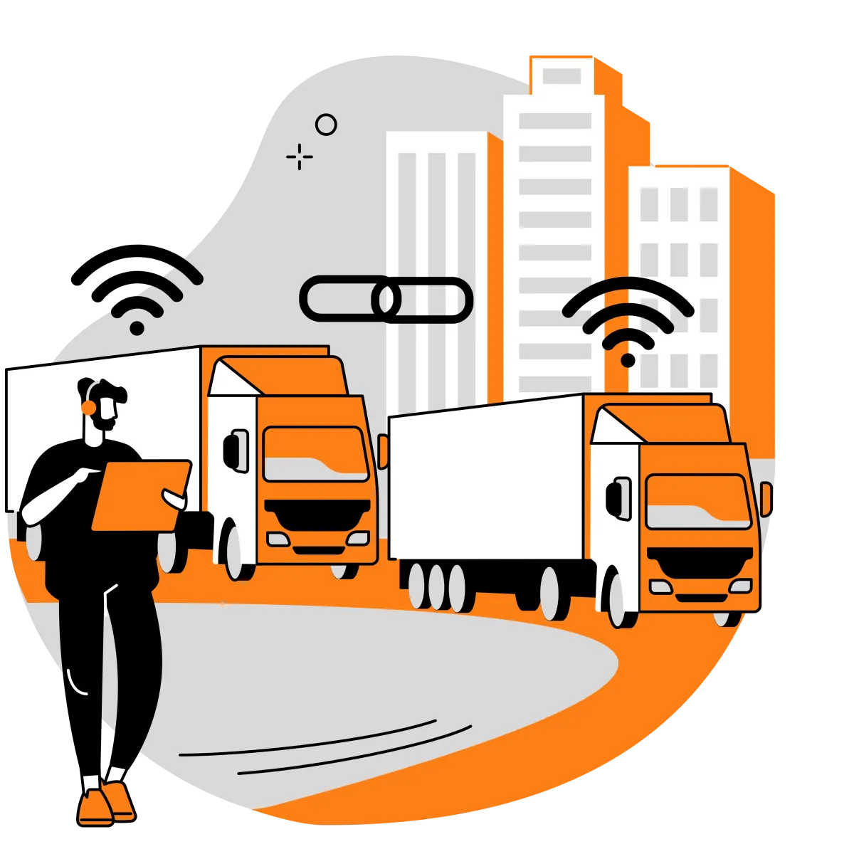 Visão operacional do Monitriip com eventos da viagem e ocorrências